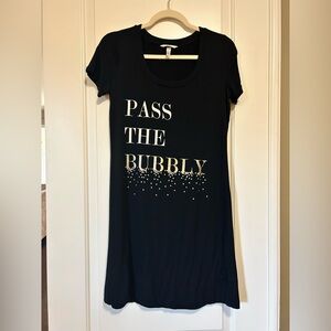 🖤 Soma 🥂 Cool Nights 🍾 Pass The Bubbly 🥂 Pajama Dress Nightgown 🖤